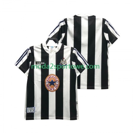 Koszulka Newcastle United 1995 Retro Domowe Stroje Piłkarskie 1997 Krótki Rękaw